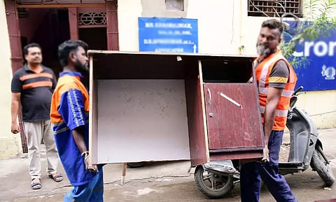 சென்னையில் 42.78 டன் பழைய பொருட்கள் சேகரிக்கப்பட்டு அகற்றம்