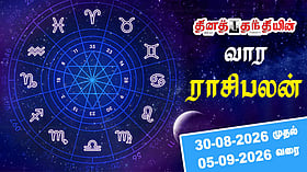 பிரிந்திருந்த உறவுகள் மீண்டும் ஒன்று சேர்வார்கள்... வார ராசிபலன்: 30-08-2026 முதல் 05-09-2026 வரை