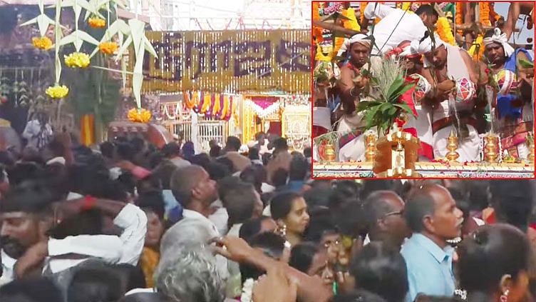 சேலத்தில் கோலாகலமாக நடைபெற்ற ராஜகணபதி கோவில் கும்பாபிஷேகம்