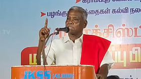 ‘ரேஷனில் கை வைக்கலாம் என்று நினைத்தால் உங்கள் கதை முடிந்துவிடும்’ - பெ.சண்முகம்