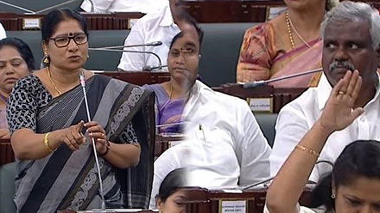 பெண்ணுக்கு மட்டும்தான் கற்பு இருக்கா? ஆண்களுக்கு கற்பு இல்லையா? - சிபிஎம் பெண் எம்.எல்.ஏ.லதா கேள்வி