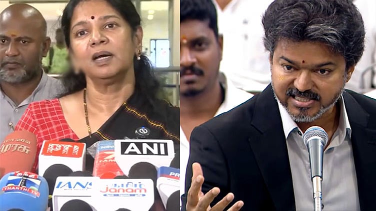 முதல்-அமைச்சர் விஜய் பழைய கதைகளை சட்டமனறத்தில் பேசியிருக்கிறார் - கனிமொழி எம்.பி. பேட்டி