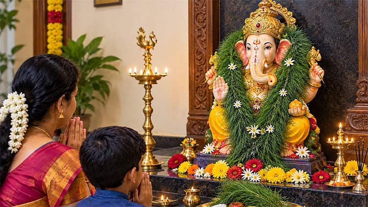 விநாயகருக்கு அருகம்புல் மாலை அணிவிப்பது ஏன்?