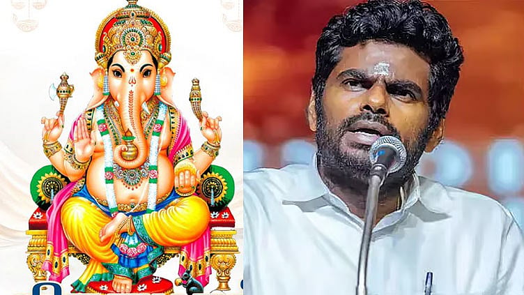 விநாயகர் சதுர்த்தி திருநாள்: அண்ணாமலை வாழ்த்து