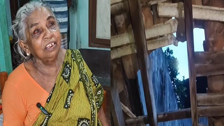 தனியாக வீட்டில் வசித்த மூதாட்டிக்கு நேர்ந்த பயங்கரம்... முகமூடி கொள்ளையன் செய்த கொடூரம்!