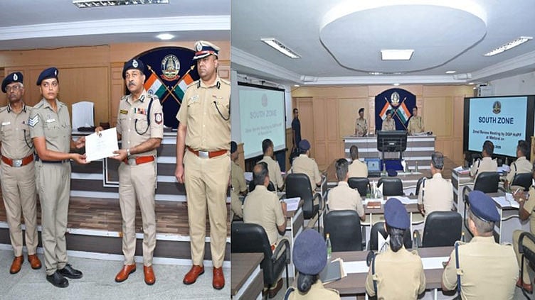 மதுரையில் சட்டம் ஒழுங்கு மற்றும் குற்ற நிலை குறித்து காவல்துறை தலைமை இயக்குநர் ஆய்வு..!