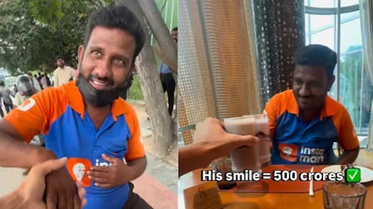 ஸ்விக்கி ஊழியருக்கு இப்படி ஒரு சர்ப்ரைஸா? 5 நட்சத்திர ஓட்டலில் நடந்த நெகிழ்ச்சி சம்பவம்