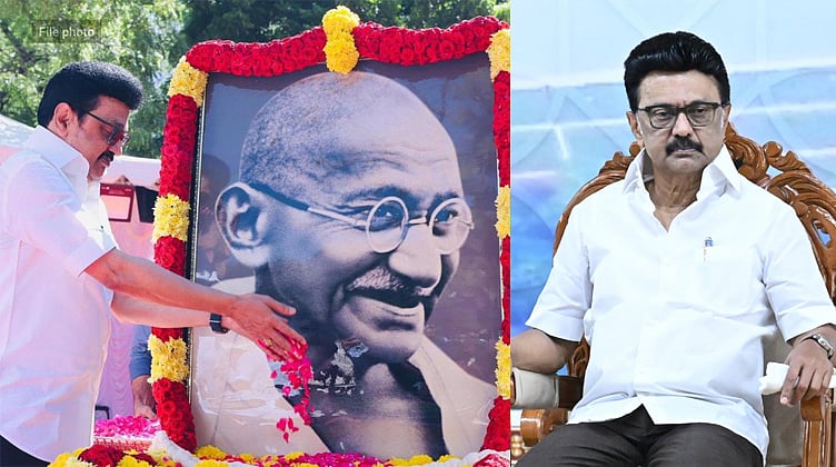 காந்தியடிகளின் வாழ்வை படிப்போம்; இந்தியாவை காப்போம் - மு.க.ஸ்டாலின்