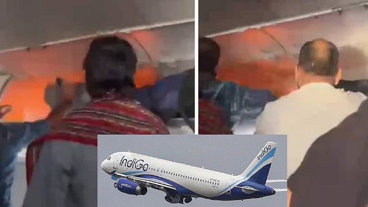 டெல்லியில் இருந்து சென்னை புறப்பட்ட விமானத்தில் தீ விபத்து - பயணிகள் அதிர்ச்சி