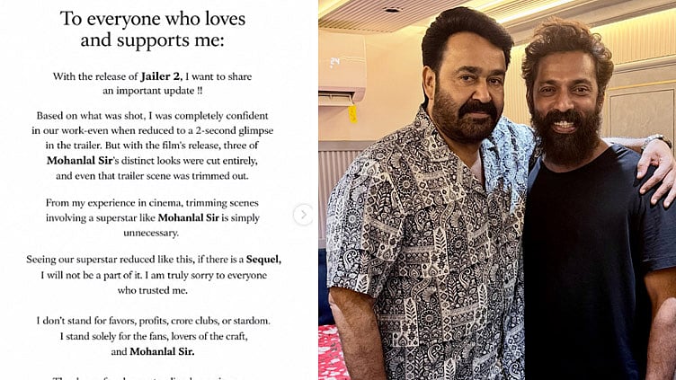 மோகன்லாலின் ஆடை வடிவமைப்பாளர் “ஜெயிலர் 2” படக்குழுவினர் மீது குற்றச்சாட்டு