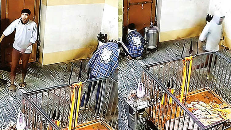அங்காள பரமேஸ்வரி அம்மன் கோவிலில் உண்டியல் திருட்டு - மர்ம நபர்களுக்கு போலீசார் வலைவீச்சு