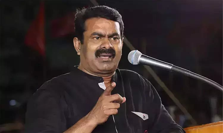 தவெக அரசு வானூர்தி எரிபொருளுக்கு வரிச்சலுகை அளிப்பது ஏன்? - சீமான் கேள்வி