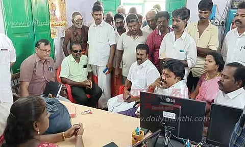 இசக்கி சுப்பையா எம்.எல்.ஏ. ஆய்வு