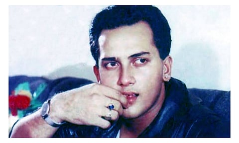 A photo of film star Salman Shah