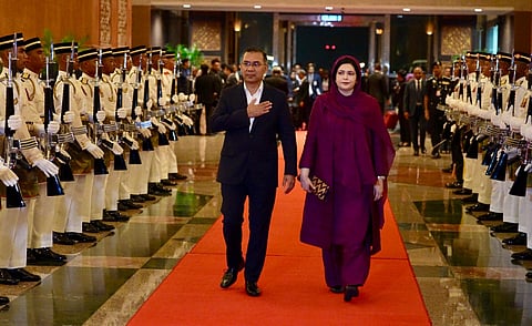 Prime Minister Tarique Rahman is accorded a red carpet reception after landing in Malaysia with his wife Dr Zubaida Rahman on Sunday for a two-day visit.