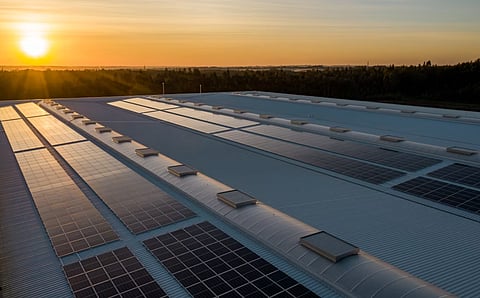 Representational image of a solar panel