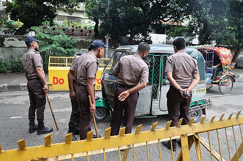 Police are checking vehicles, anticipating violence from the banned AL