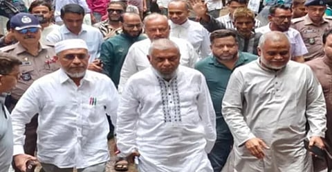 Three BNP lawmakers in court premises.