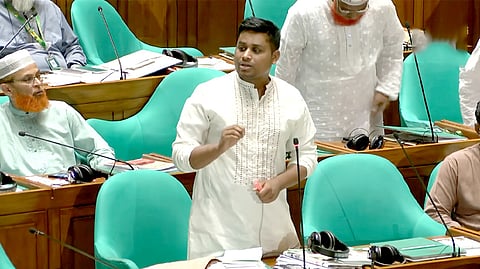 Hasnat Abdullah questions ‘under-the-table’ deal in Bashundhara cases during Parliament budget debate
