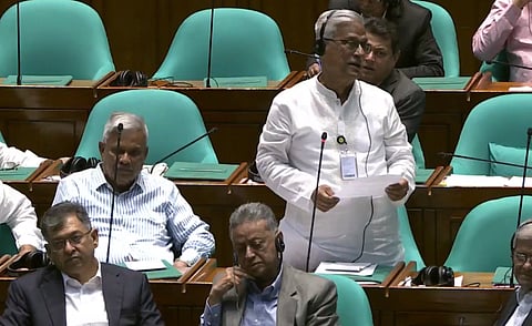 BNP lawmaker Zainul Abdin Farroque speaks at a parliament session on June 27, 2026