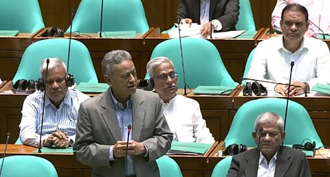 Ministers address a parliamentary session on June 27, 2026