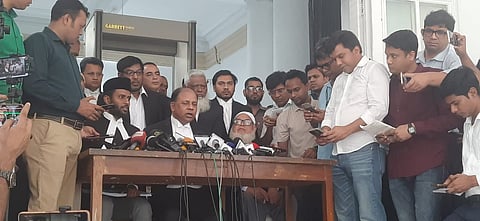 ICT Chief Prosecutor Aminul Islam briefs reporters on June 28, 2026