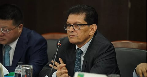 A photo of Foreign Minister Dr Khalilur Rahman.