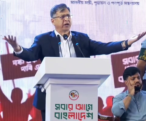 Home Minister Salahuddin Ahmed speaks at the July National Conference-2026