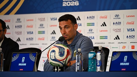 Argentina coach Lionel Scaloni.
