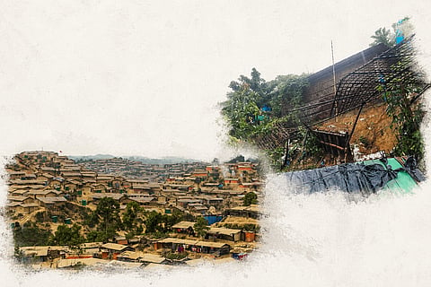 Four killed, one missing as landslide hits Rohingya camp in Ukhiya

