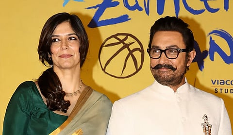 Bollywood actor Aamir Khan and his longtime partner Gauri Spratt