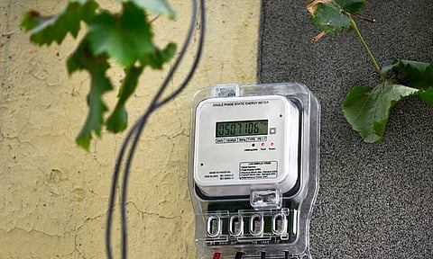 A smart electricity meter.