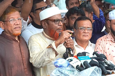 Mia Golam Parowar of Jamaat was speaking at a rally 