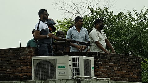 AKM Salah Uddin Tipu was seen with a gun 