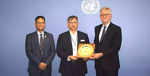 Home Minister holds bilateral meetings with two UN under-secretaries-general in New York on Monday