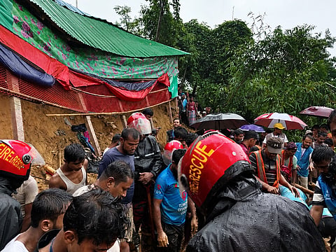 Rescuers recovered 13 people from the debris, according to Refugee Relief and Repatriation Commissioner