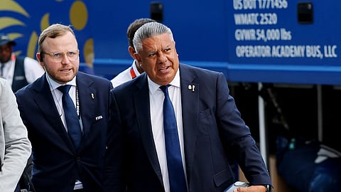 Argentine Football Association President Claudio Tapia 