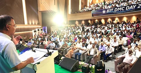  Prime Minister Tarique Rahman addresses the inaugural programme of DMC Day-2026 on Saturday