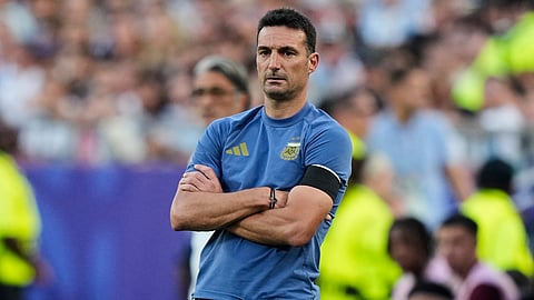 Argentina coach Lionel Scaloni.