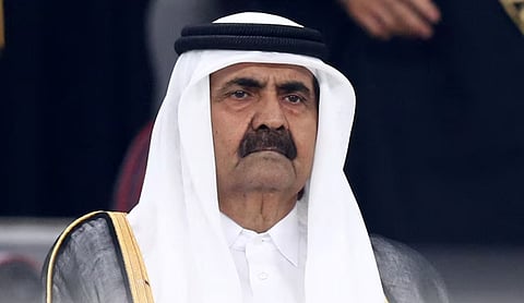 Qatari ​former ‌Emir Sheikh ​Hamad ​bin Khalifa Al ⁠Thani ​