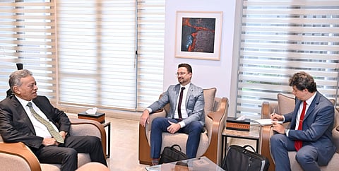 IMF Mission Chief for Bangladesh and Hong Kong Ivo Krznar met with Finance Minister Amir Khasru Mahmud Chowdhury at the Finance Ministry.