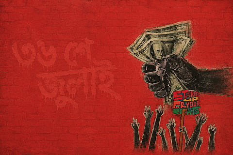 Millions of Bangladeshi expatriates, horrified by the violent domestic crackdown initiated a "remittance shutdown