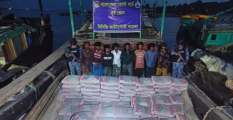The operation was carried out by the Coast Guard's Patenga Outpost on Monday afternoon