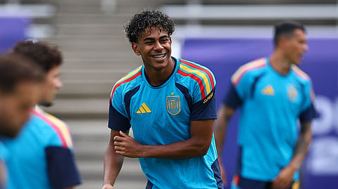 Spain's Lamine Yamal