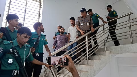 Convicts in the Sylhet MC College gang rape case are taken to court under tight security as a tribunal sentences one to death and three others to life imprisonment.