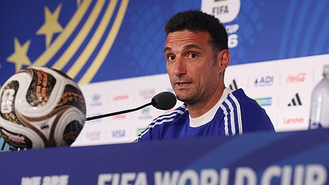 Argentina coach Lionel Scaloni