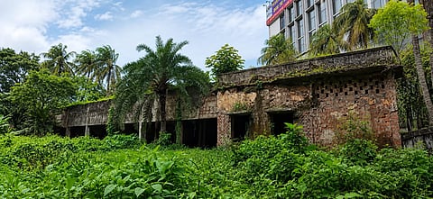 Tongi Labour Welfare Centre, built for healthcare of labor from the industrial zone sits abandoned 
