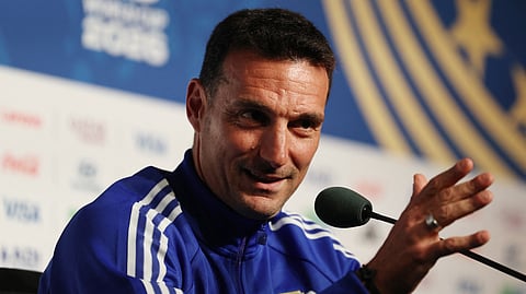 Argentina head coach Lionel Scaloni