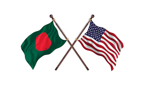 Bangladesh-US flag