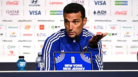 Argentina coach Lionel Scaloni